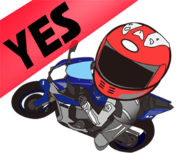 MOTO! BIKE! RACE! I LIKE motorcycle!5 sticker #8070965