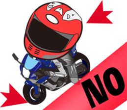 MOTO! BIKE! RACE! I LIKE motorcycle!5 sticker #8070966