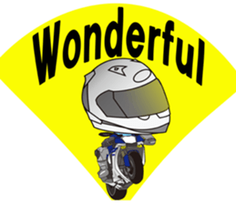 MOTO! BIKE! RACE! I LIKE motorcycle!5 sticker #8070967