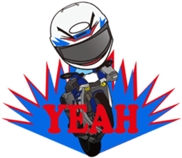 MOTO! BIKE! RACE! I LIKE motorcycle!5 sticker #8070981