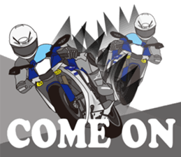 MOTO! BIKE! RACE! I LIKE motorcycle!5 sticker #8070983