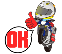 MOTO! BIKE! RACE! I LIKE motorcycle!5 sticker #8070987