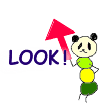 Panda bug sticker #8071451
