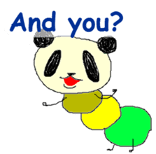 Panda bug sticker #8071464