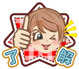 Kawaii Girls Stickers sticker #8071490