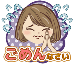 Kawaii Girls Stickers sticker #8071500