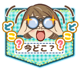 Kawaii Girls Stickers sticker #8071506