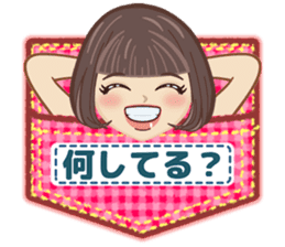 Kawaii Girls Stickers sticker #8071507