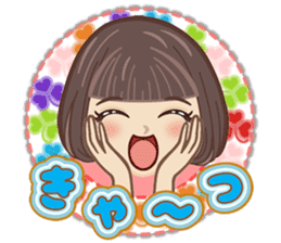 Kawaii Girls Stickers sticker #8071508