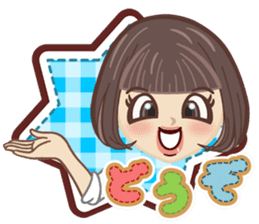 Kawaii Girls Stickers sticker #8071515