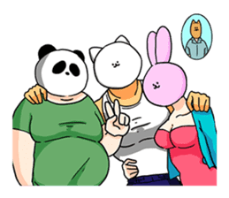 Cat of bodybuilding sticker #8071941