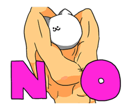 Cat of bodybuilding sticker #8071954