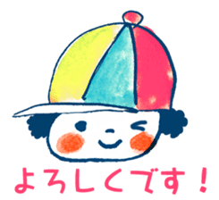 Satoshi's happy characters vol.33 sticker #8072017