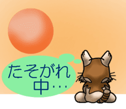 Kotora boy of rainbow-colored cat sticker #8072199