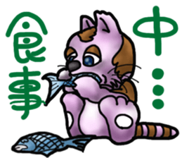Kotora boy of rainbow-colored cat sticker #8072204