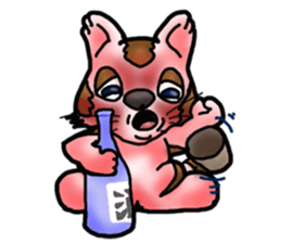 Kotora boy of rainbow-colored cat sticker #8072205