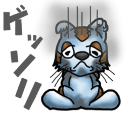 Kotora boy of rainbow-colored cat sticker #8072211