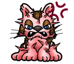 Kotora boy of rainbow-colored cat sticker #8072213