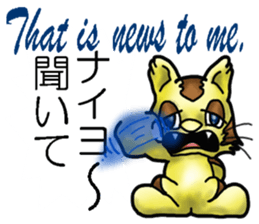 Kotora boy of rainbow-colored cat sticker #8072215