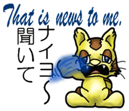 Kotora boy of rainbow-colored cat sticker #8072215