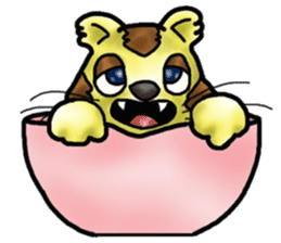 Kotora boy of rainbow-colored cat sticker #8072229