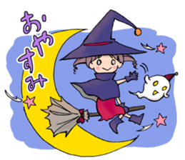 Halloween Sticker of children and ghosts sticker #8072543