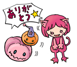 Halloween Sticker of children and ghosts sticker #8072545