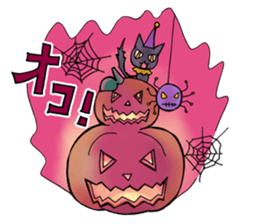 Halloween Sticker of children and ghosts sticker #8072558