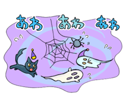 Halloween Sticker of children and ghosts sticker #8072559