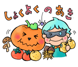 Halloween Sticker of children and ghosts sticker #8072562