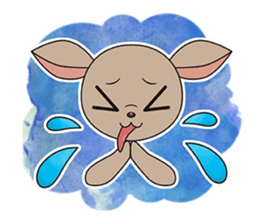 Chihuahua does not go out of the house sticker #8072576