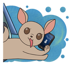 Chihuahua does not go out of the house sticker #8072578