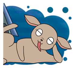 Chihuahua does not go out of the house sticker #8072594