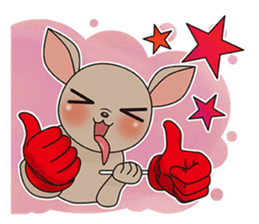 Chihuahua does not go out of the house sticker #8072605