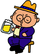 Funny Aged Man sticker #8073012