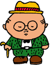 Funny Aged Man sticker #8073013