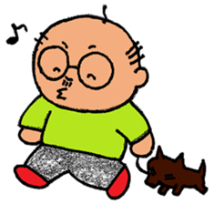 Funny Aged Man sticker #8073014