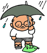 Funny Aged Man sticker #8073017