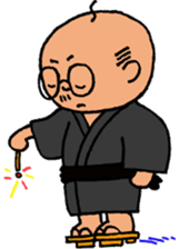 Funny Aged Man sticker #8073018