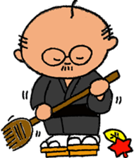 Funny Aged Man sticker #8073019