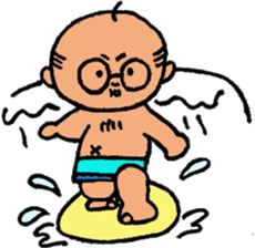 Funny Aged Man sticker #8073023