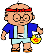 Funny Aged Man sticker #8073026