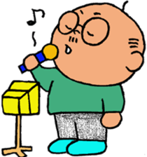 Funny Aged Man sticker #8073031