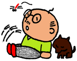 Funny Aged Man sticker #8073037