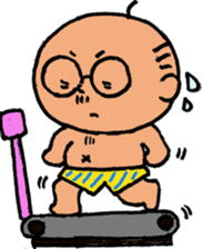 Funny Aged Man sticker #8073040