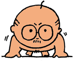 Funny Aged Man sticker #8073041