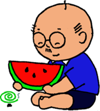 Funny Aged Man sticker #8073044