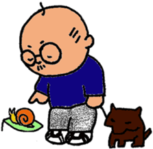 Funny Aged Man sticker #8073047