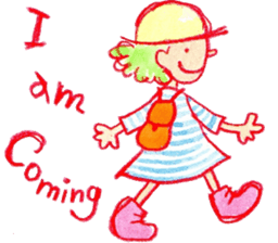 English The daily life of girls & kitty2 sticker #8073094