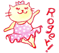 English The daily life of girls & kitty2 sticker #8073096